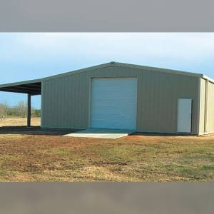 Mako 40'X60'X14' Enclosed 20'X60' Lean Too